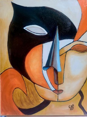 Le gars et son masque